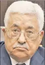  ??  ?? Mahmoud Abbas