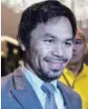  ??  ?? Manny Pacquiao