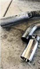  ??  ?? MBRP has been offering their filter back stainless-steel exhaust system for the L5P Duramax for a few years now and the new 2020 models are no exception. The new 304 stainless 4” Filter Back kit has a classic look to it thanks to the more traditiona­l 5” polished tip that can be installed.