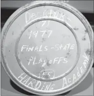  ?? Photo by Mike Eckels ?? One of the most sought-after films in the Decatur game film collection is the 1977 Arkansas State Playoff game against Harding Academy which Decatur lost, 55-7. The Decatur Historical Committee had this film, along with 51 other football and basketball...