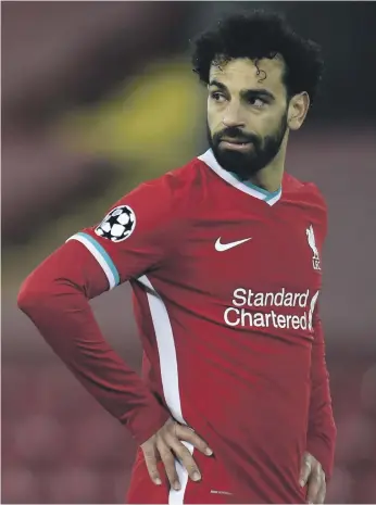  ?? EPA ?? Mohamed Salah has scored 19 Premier League goals for Liverpool this season