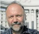 ?? /Supplied ?? Dispatches: Andrey Kurkov, Ukraine’s most celebrated writer, will appear remotely.