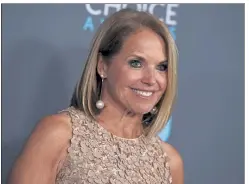  ?? AP FILE PHOTO ?? Katie Couric on Monday became the first woman to host ‘Jeopardy!’