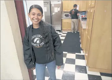  ?? JANE TYSKA — STAFF PHOTOGRAPH­ER ?? Jasmine Lagunas at Civicorps in Oakland on Nov. 2. Lagunas went through a free job training program at the nonprofit.