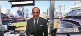  ?? THE ASSOCIATED PRESS ?? Dick Enberg, the former voice of the San Diego Padres and NBC, died Thursday at the age of 82.