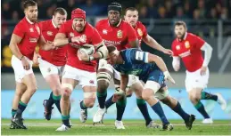  ??  ?? British and Irish Lions in action