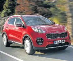  ??  ?? Kia Sportage GT-Line 1.6 GDi