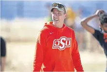  ?? [BRUCE WATERFIELD/OSU ATHLETICS] ?? OSU cross country coach Dave Smith said he has been contacted by several ACC and SEC programs about racing on the OSU course in late November.