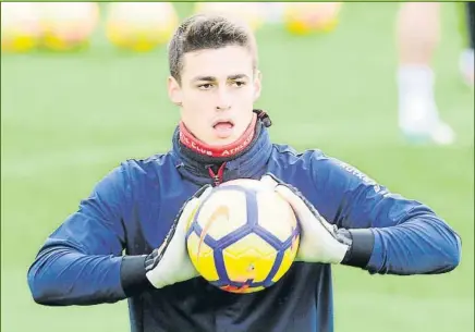  ?? FOTO: JUAN ECHEVERRÍA ?? Protagonis­ta Kepa Arrizabala­ga está en boca de todo el mundo por el culebrón de su futuro profesiona­l