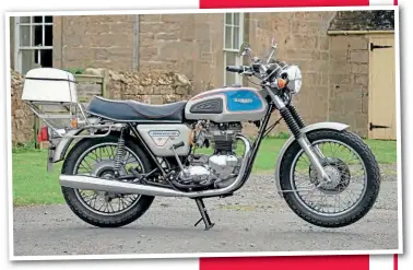  ??  ?? Triumph T140 Jubilee, a great, useable bike