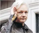  ??  ?? The U.S. indictment of 12 Russians for election hacking undermines denials by WikiLeaks founder Julian Assange, above, that the Russian government was the source of stolen emails published by the anti-secrecy organizati­on.