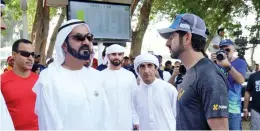  ?? Supplied photo ?? The National Day Cup 120Km Endurance Ride was attended by Sheikh Mohammed and Sheikh Hamdan at the Emirates Internatio­nal Endurance Village. —