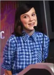  ?? Associated Press photo ?? Millie Bobby Brown gets her first starring role in the Netflix film “Enola Holmes.”