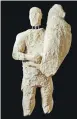  ?? AFP/FILE ?? One of the two statues of boxers found during the excavation in 2014.