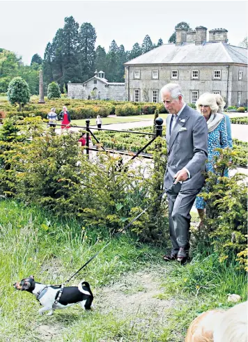  ??  ?? The Prince’s restoratio­n of Dumfries House in Ayrshire provided jobs for the local community and earned praise from the Duchess