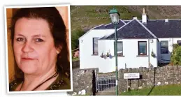  ??  ?? EVICTION: Anne Macrae remained in cottage next to Torridon Primary