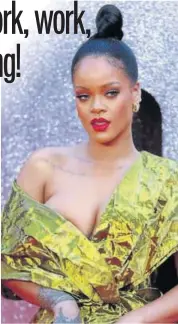  ?? PHOTO: SIMON DAWSON/REUTERS ?? This will be the singersong­writer, Rihanna’s first time in India