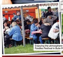  ?? ?? Enjoying the atmosphere at a previous Foodies Festival in Bute Park, Cardiff