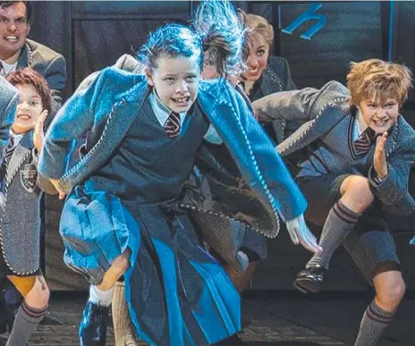  ?? Picture: INSTAGRAM ?? Tahlae is a picture of concentrat­ion during her performanc­e in Matilda.