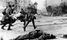  ?? Photograph: Hulton Getty ?? Street fighting in Berlin during the battle to gain control of the German capital in April 1945.