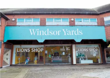  ?? ?? Major changes are planned for the Windsor Yards shopping centre area. Ref:132369-5