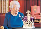  ??  ?? The Queen with St Edward’s Crown, left, and, right, on Coronation Day in 1953. Inset, the Imperial State Crown was modified for a more ‘feminine’ look