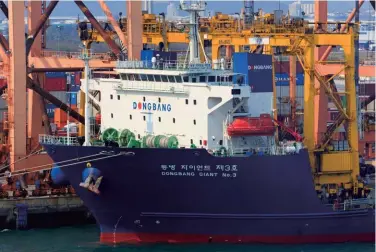  ??  ?? ABOVE: Deep-sea ports are a focus for developmen­t