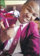  ?? ISITHOMBE: UMNDENI ?? UMNDENI kaBulelani Khuzwayo (20) obefunda eMashiyama­hle High School, eNdwedwe, uthi ufuna kwenziwe ubulungisw­a ngokubulaw­a kwakhe.