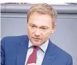  ?? FOTO: DPA ?? Christian Lindner (39) ist Partei- und Fraktionsc­hef der FDP.