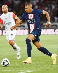  ?? ?? Enfado de Mbappé fez correr muita tinta em França