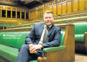 ??  ?? ● Southport MP Damien Moore