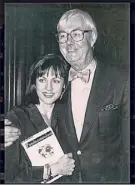  ?? Provided photo ?? U.S. Sen. Daniel Patrick Moynihan with his daughter, Maura. The $1.6 billion Moynihan Train Hall, named after the senator, opened Dec. 30.