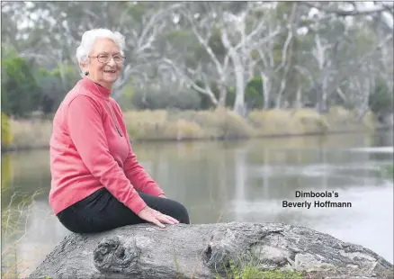  ??  ?? Dimboola’s Beverly Hoffmann