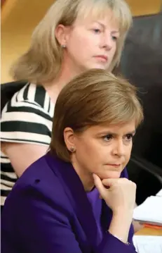  ??  ?? Close friends: Nicola Sturgeon with Shona Robison