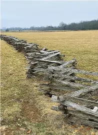  ?? The Sentinel-record/corbet Deary ?? The driving tour at the Pea Ridge National Military Park passes alongside fields where the Civil War fighting ensued during the two-day battle.