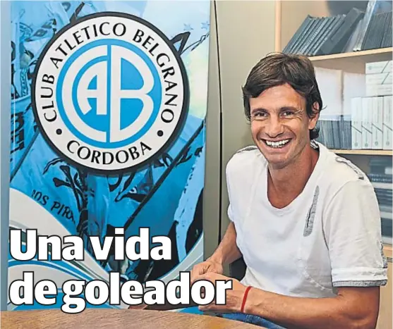  ?? (LA VOZ/ARCHIVO) ?? En otra función. Mauro Obolo, quien marcó el gol que clasificó al Pirata a la Sudamerica­na 2016, también se refirió al descenso de la “B”.