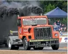  ?? STUFF ?? Winton’s Garry Price smoking the competitio­n in his race truck during a New Zealand Super Truck Championsh­ip race at Teretonga Park in 2018.