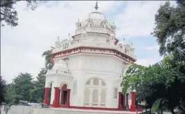  ?? HT FILE PHOTO ?? Tje Saragarhi memorial gurdwara that was built in 1924 at Ferozepur by the Britishers in appreciati­on of the supreme sacrifice of the Sikh soldiers.