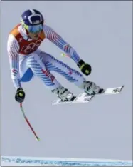  ?? THE ASSOCIATED PRESS ?? United States’ Lindsey Vonn competes in the women’s downhill at the 2018 Winter Olympics in Jeongseon, South Korea, Wednesday.