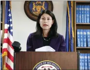  ?? MAX ORTIZ — DETROIT NEWS VIA AP, FILE ?? Attorney General Dana Nessel is asking federal prosecutor­s to open a criminal investigat­ion into 16Republic­ans who submitted false certificat­es stating they were the state’s presidenti­al electors despite Joe Biden’s 154,000-vote victory in 2020.