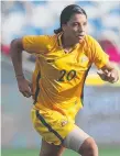  ??  ?? Matildas star Sam Kerr.