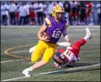  ?? MARK KEMPTON — FOR THE MORNING JOURNAL ?? Avon hosted Glenville in a nonconfere­nce game September 3 at Mark Wahlberg Chevrolet Stadium.