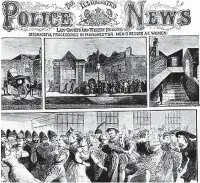  ??  ?? ●●The Illustrate­d Police News, from October 1880, capturing the ‘fancy dress’ ball in Hulme