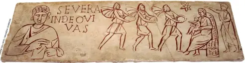  ?? S N O M O C A I D E M I K W / O T R O L' L A D I N A V O I G ?? Laadoració­ndelosMago­s es una de las imágenes más antiguas de Jesucristo. La pieza, que pertenece a un sarcófago, data del siglo III.
