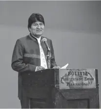  ?? ARCHIVO LA NUEVA. Y REUTERS ?? Evo Morales se ilusiona con la posibilida­d de negociar con Chile una salida al océano Pacífico para Bolivia.