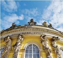  ?? Foto: dpa/Bernd Settnik ?? Schloss Sanssouci