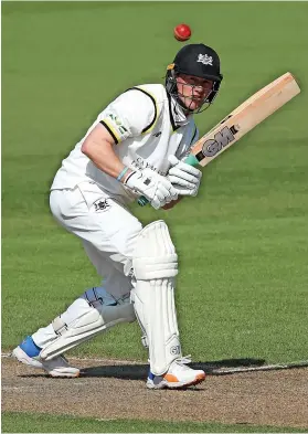  ?? Picture: Jan Kruger/Getty ?? Miles Hammond made 50 for Gloucester­shire