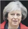  ??  ?? THERESA MAY: Claimed the win showed the Conservati­ves were now the party of working people.