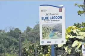  ?? ?? The popular Blue Lagoon is a national monument.