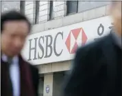  ?? Seongjoon Cho/bloomberg ?? Critics warn failing to bring criminal charges against the heads of major banks such as HSBC sets a bad example.